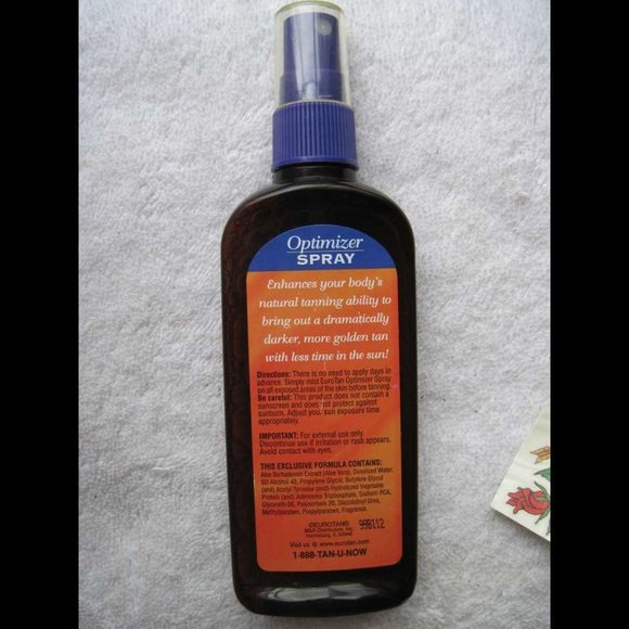 Eurotan Optimizer Spray Tan 4.15Floz Salon Proven Tattoos Natural Dark Fast Easy - Picture 9 of 9